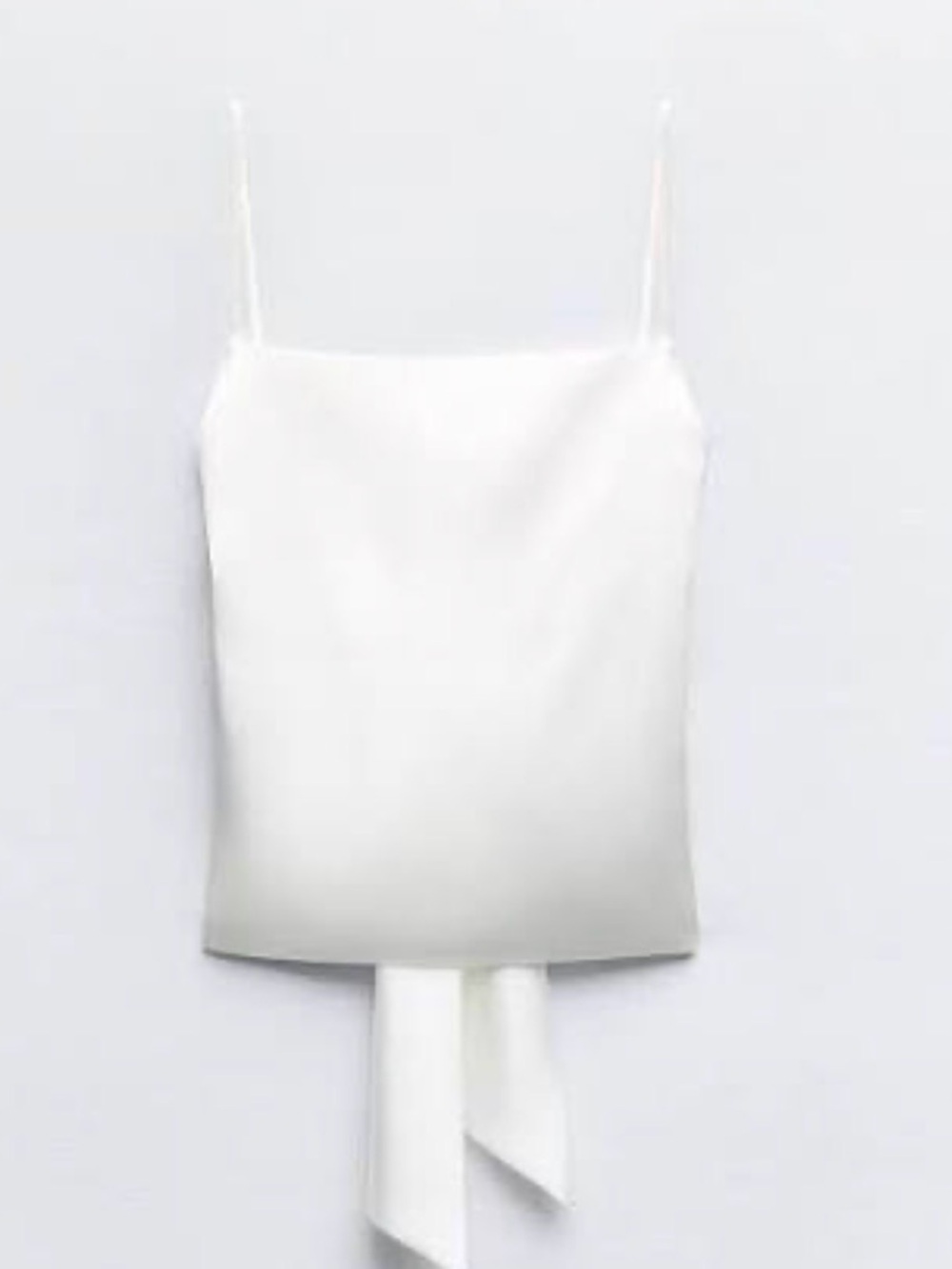 Zara Satin Backless top - New